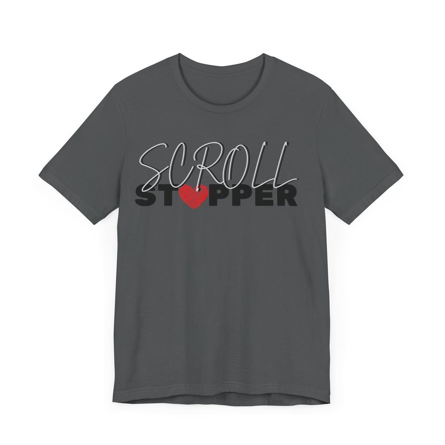 Scroll stopper ( women top ) Unisex Jersey Short Sleeve Tee