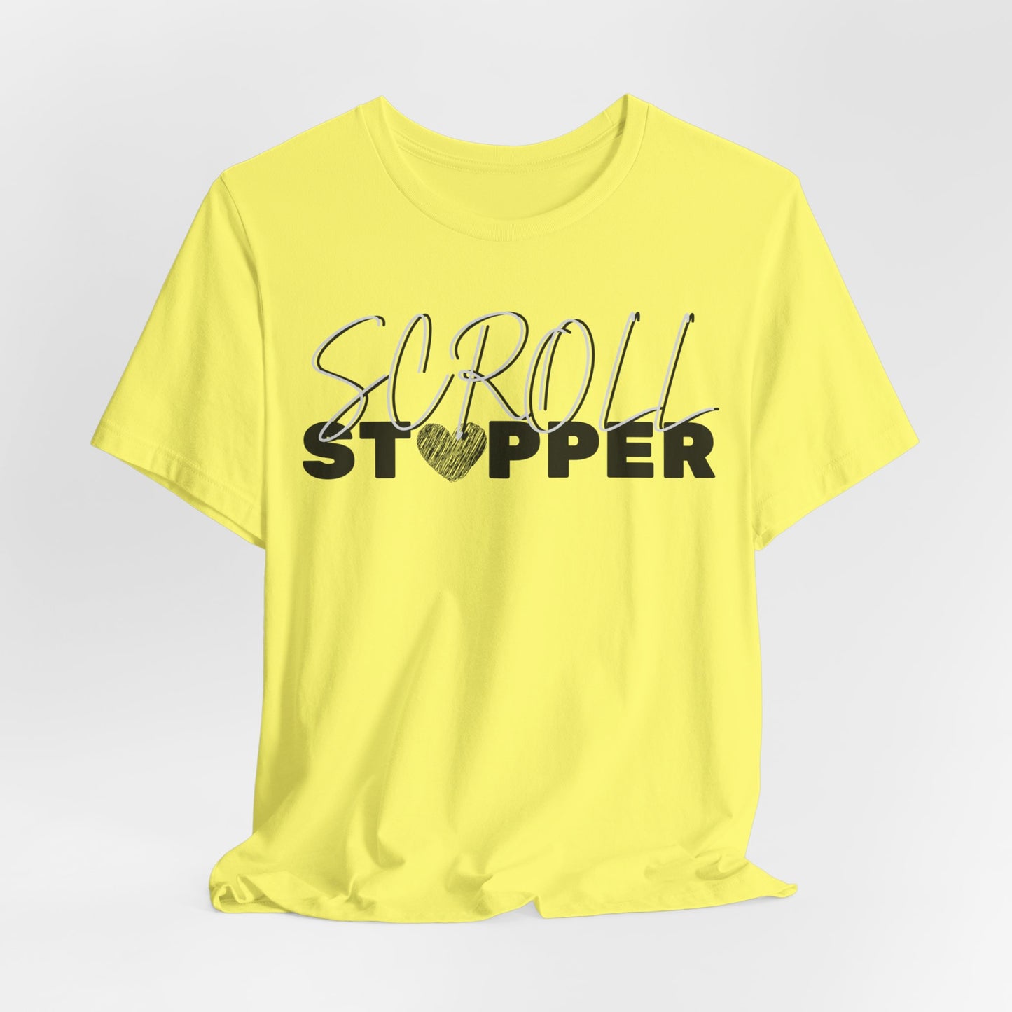 Scroll stopper ( women top ) Unisex Jersey Short Sleeve Tee