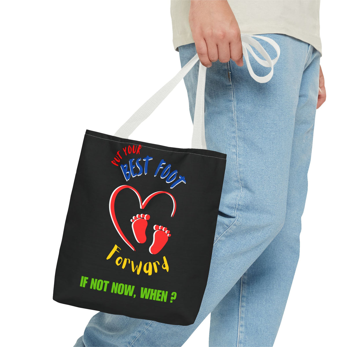 Put your best foot forward tote