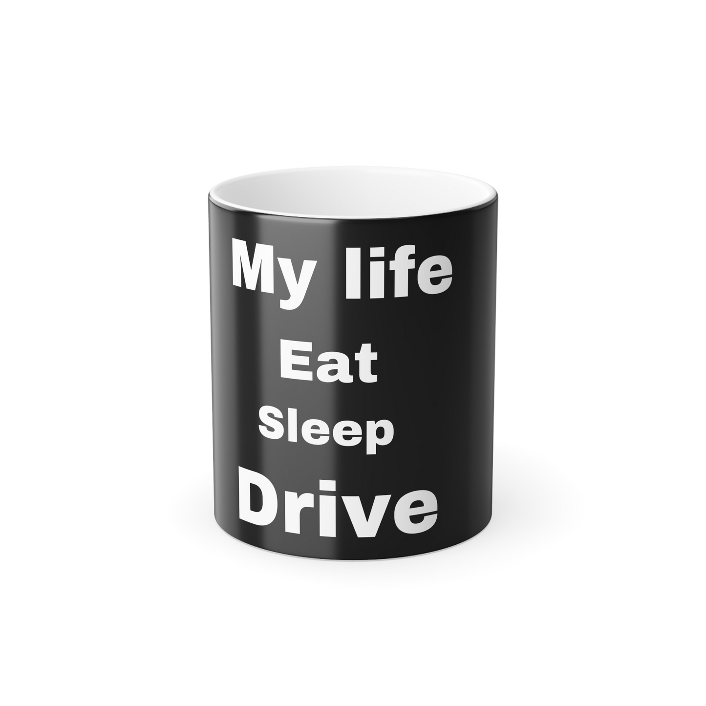 Eat sleep Black Glossy Mug