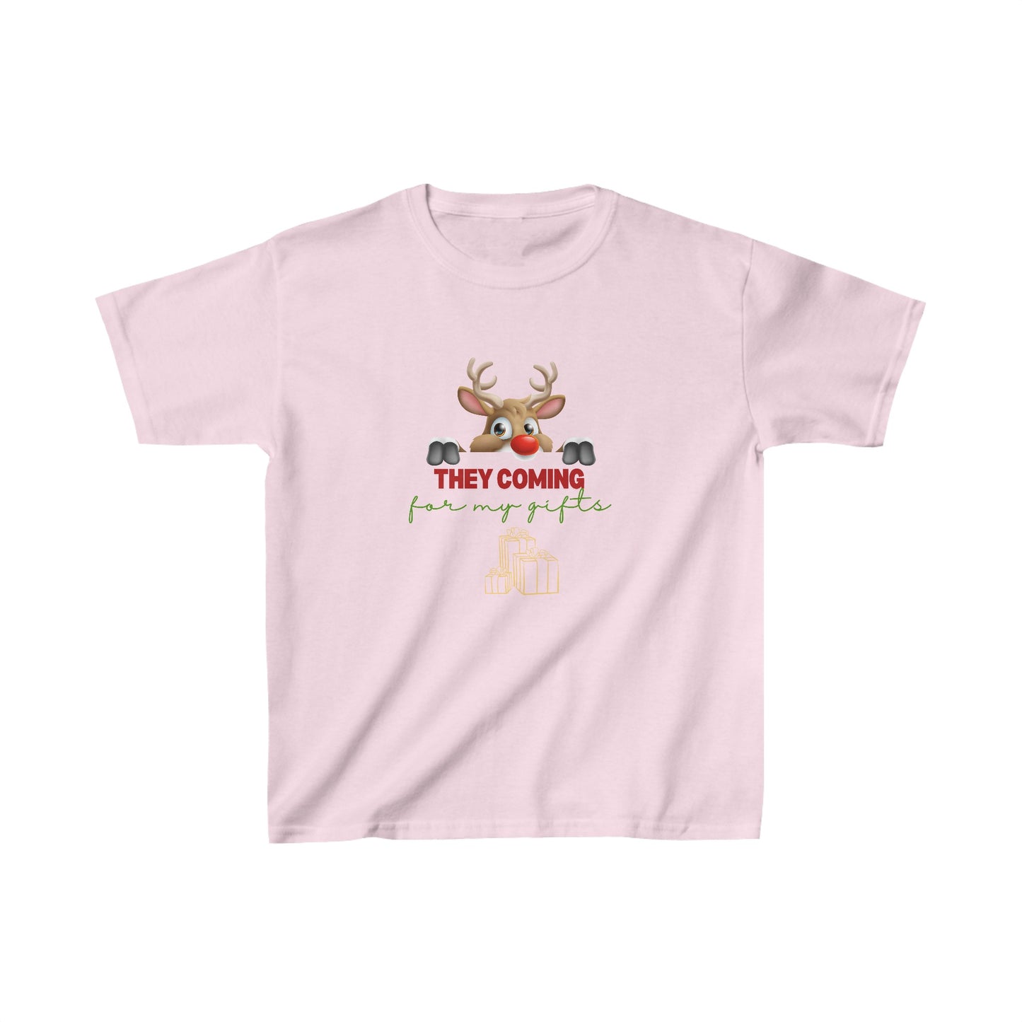 They coming for my gifts. Kids Heavy Cotton™ Tee