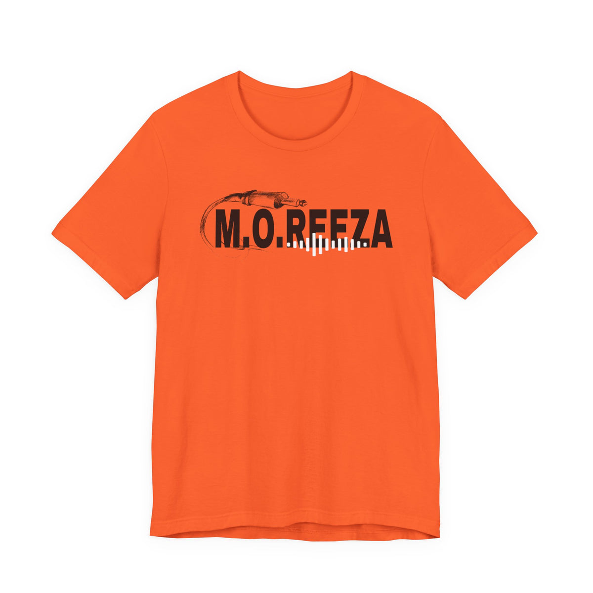 Moreeza Stylish Unisex Jersey Tee with M.O.R.E.E.Z.A Design, Trendy Casual Wear, Everyday Comfort, Perfect for Gift Giving, Graphic Tee