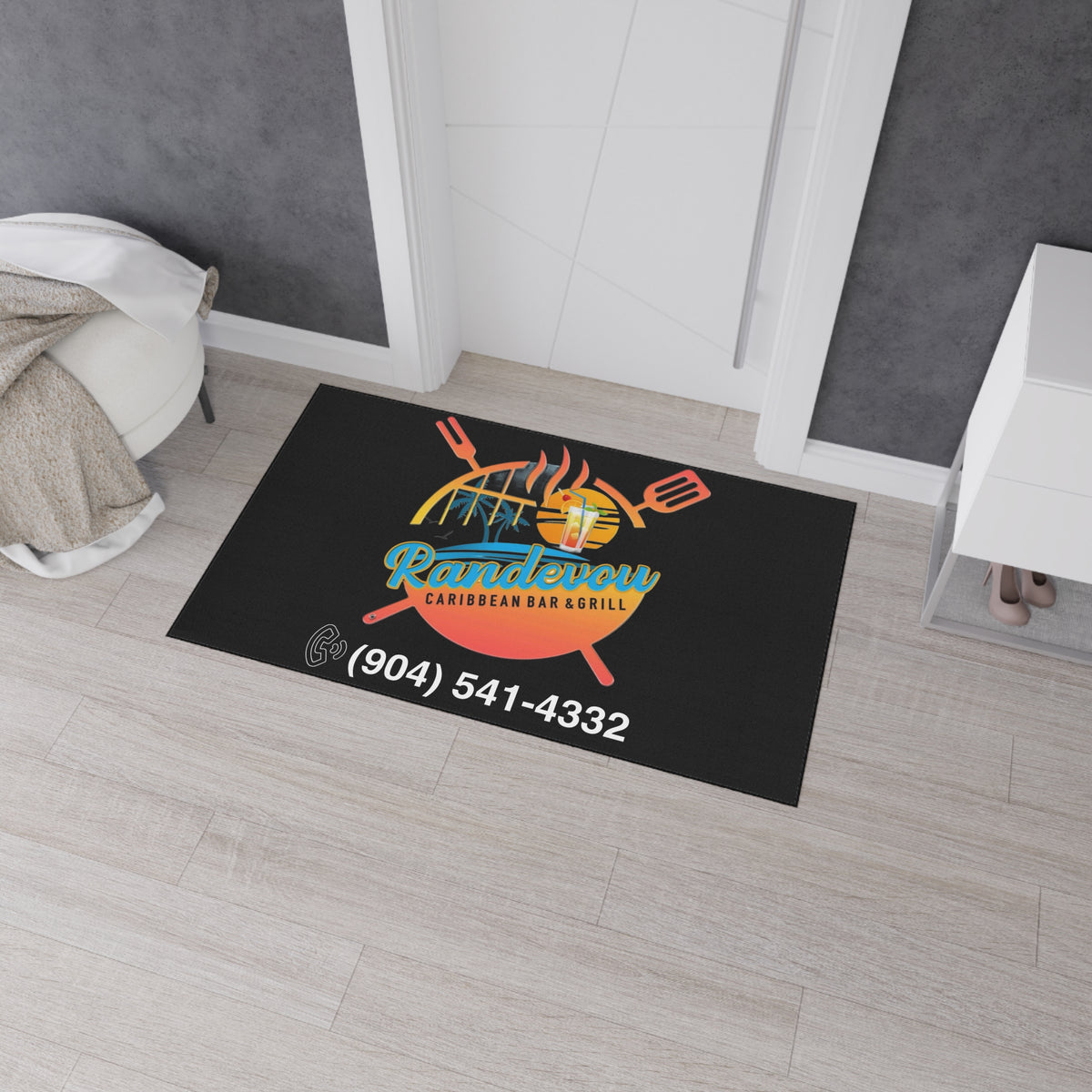 Randevous Bar and Grilled #2 Heavy Duty Floor Mat