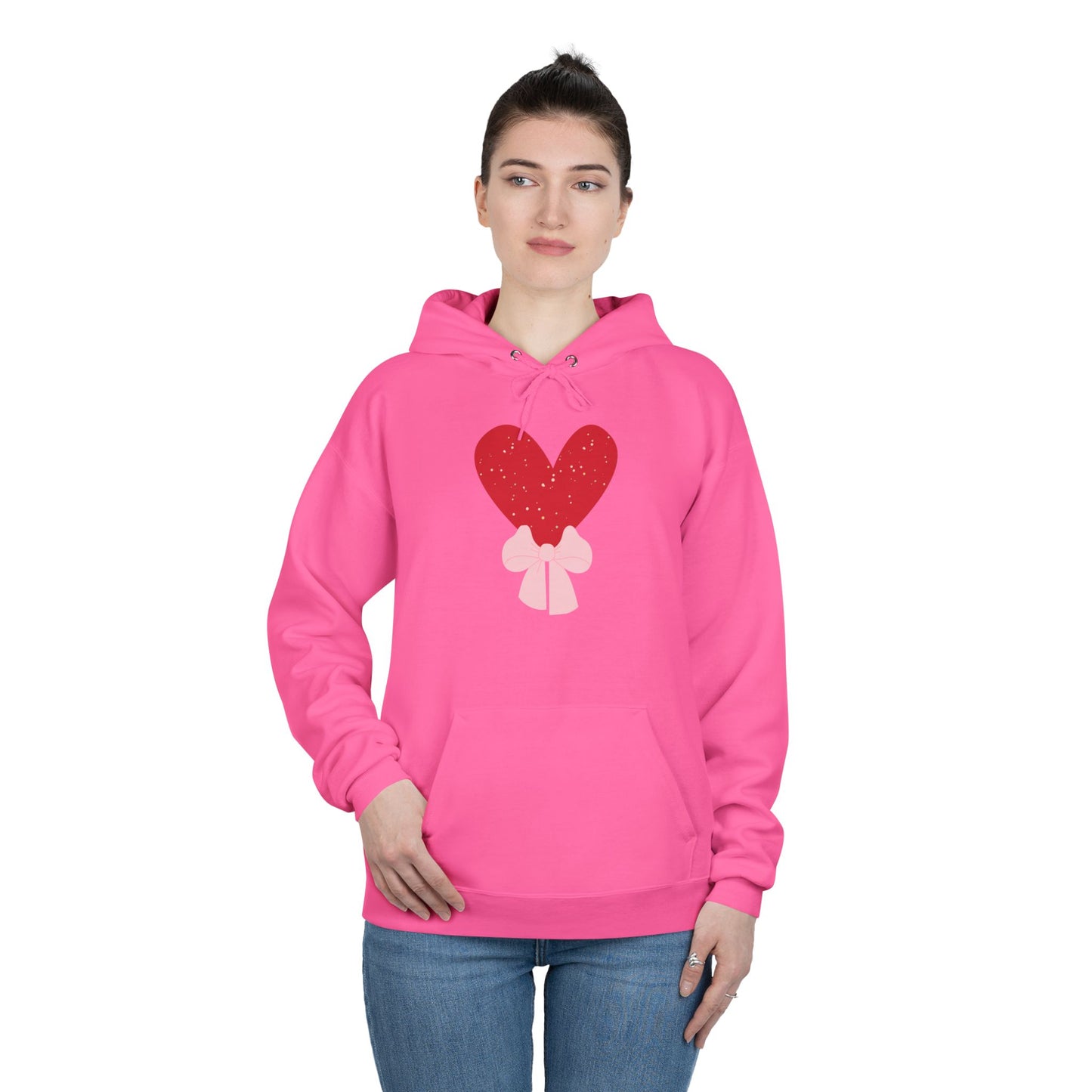 Valentines day heart Unisex EcoSmart® Pullover Hoodie Sweatshirt