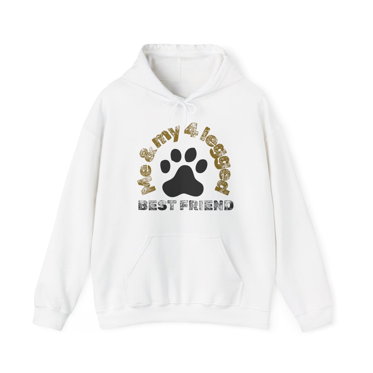 Me and my 4 legged best friend Unisex Heavy Blend™ Hooded Sweatshirt