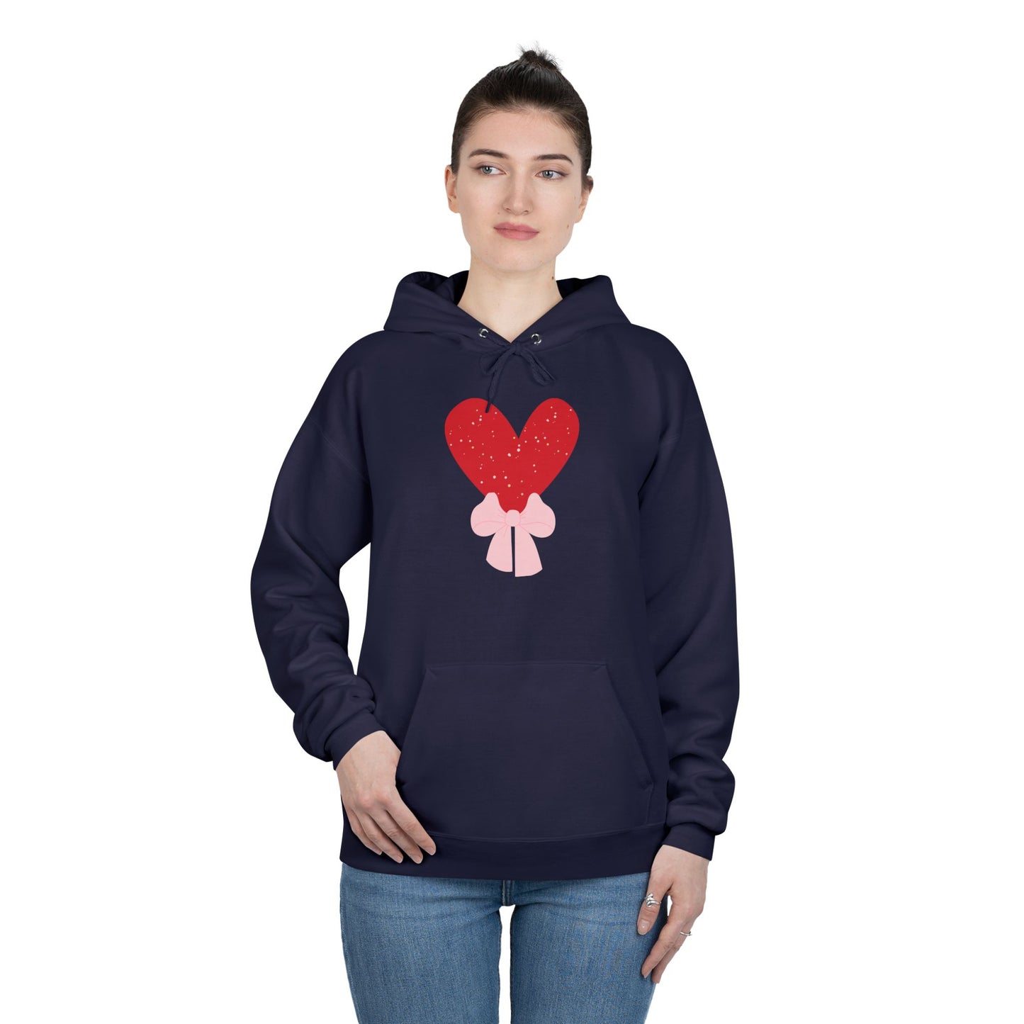 Valentines day heart Unisex EcoSmart® Pullover Hoodie Sweatshirt