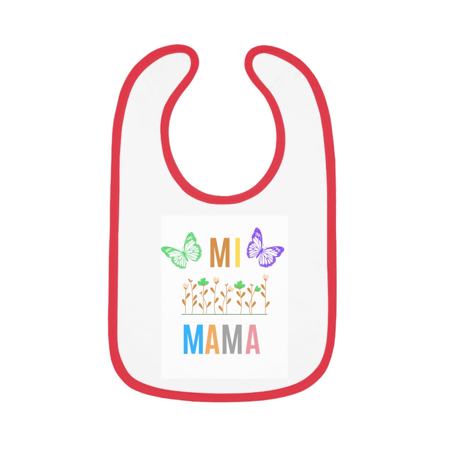 Mi MAMA, Baby Contrast Trim Jersey Bib