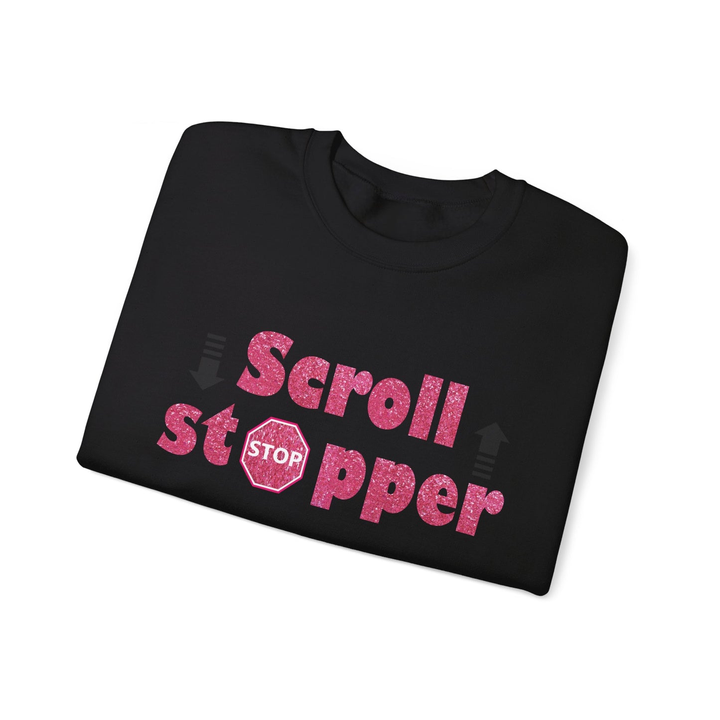 Scroll stopper Unisex Heavy Blend™ Crewneck Sweatshirt