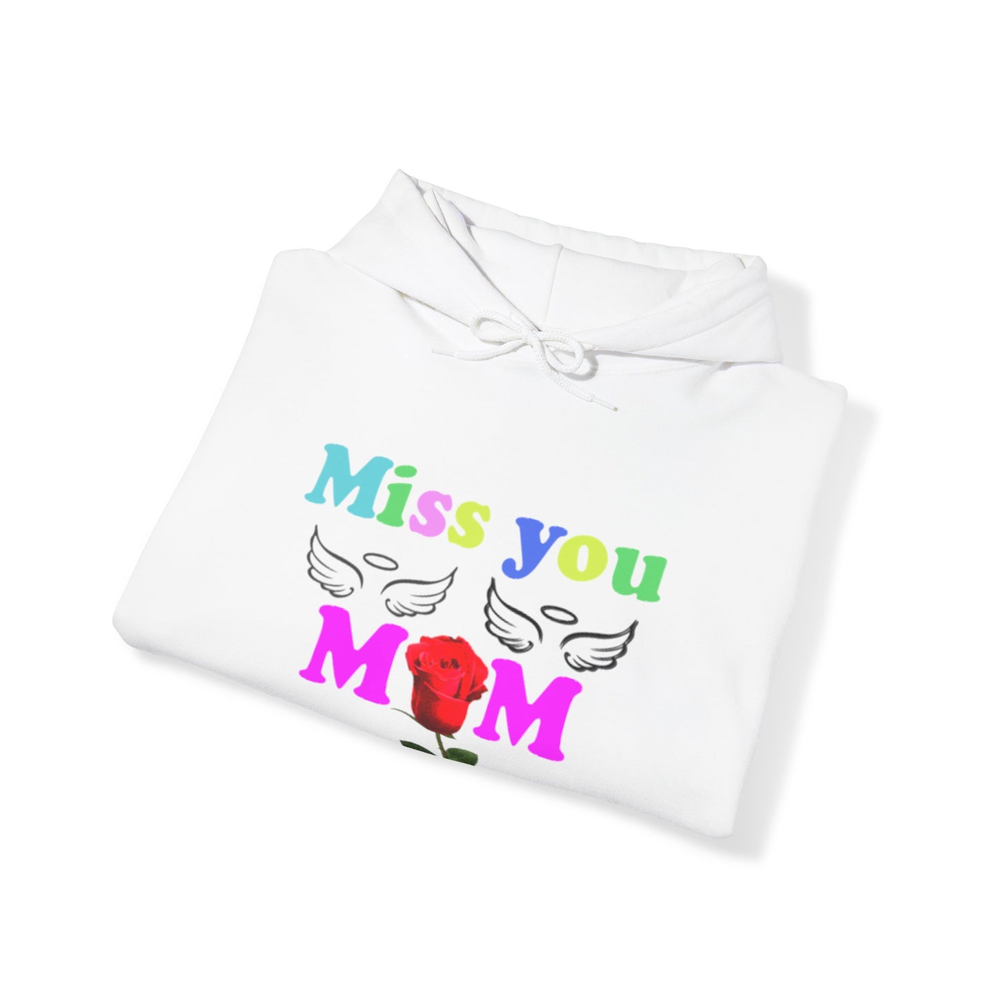 Miss you mom Unisex Heavy Blend™ Hooded Sweatshirt