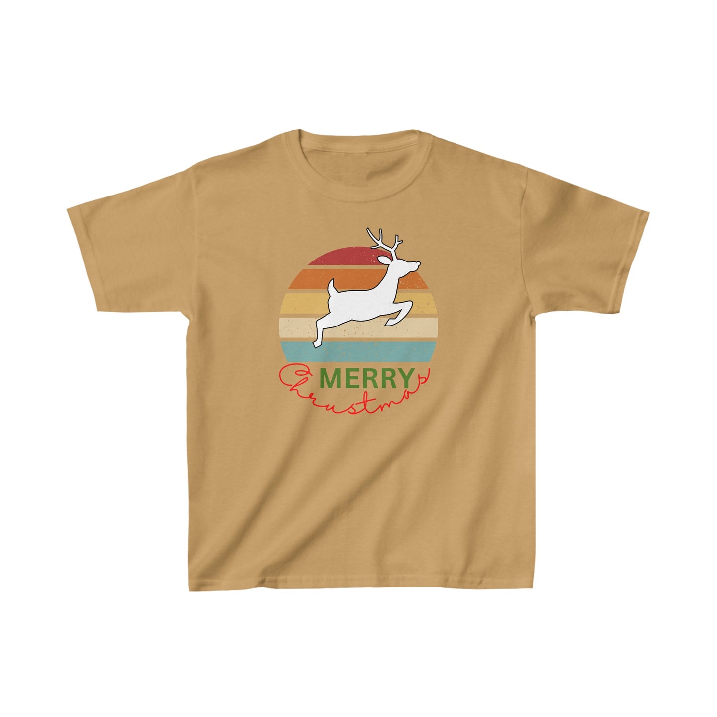 Merry Christmas. Kids Heavy Cotton™ Tee