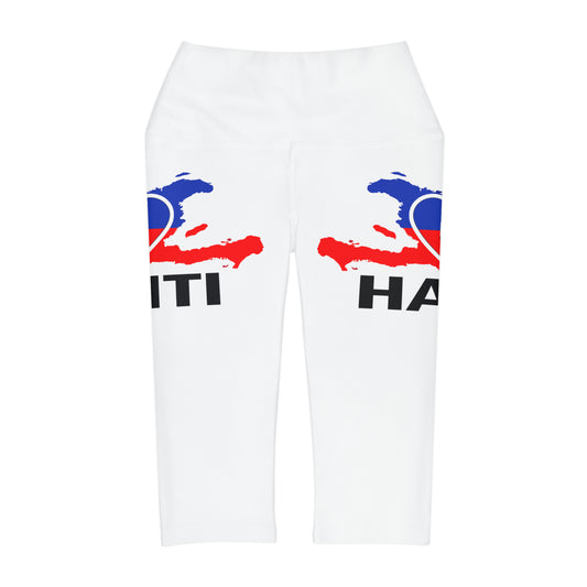 Haitian Yoga Capri Leggings (AOP)