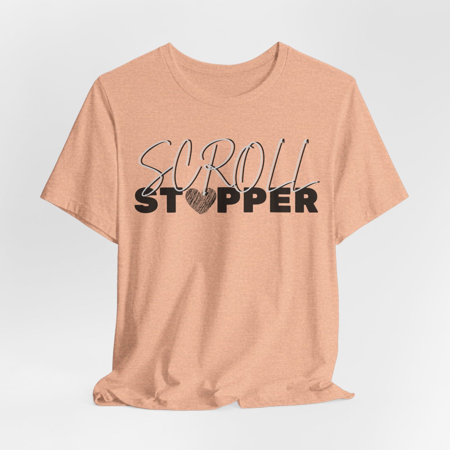 Scroll stopper ( women top ) Unisex Jersey Short Sleeve Tee