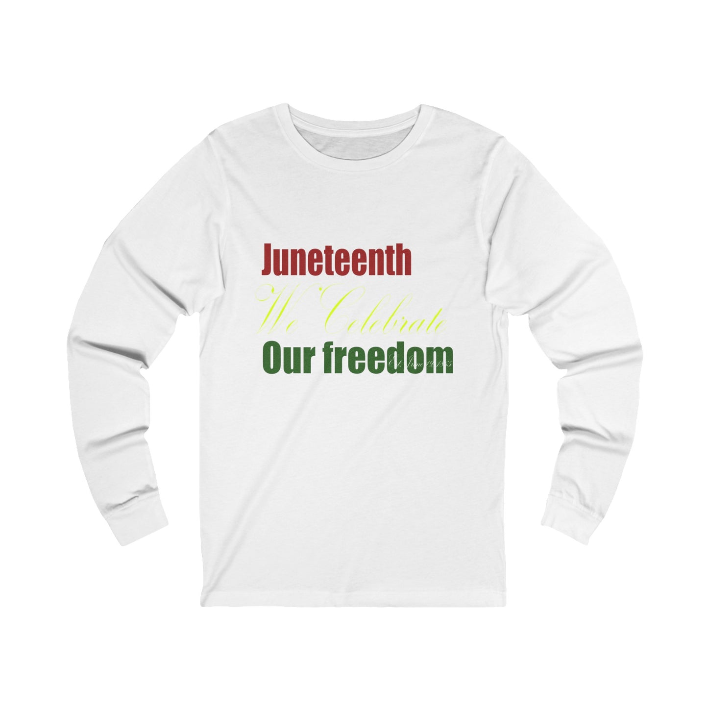 Juneteenth June 19 Unisex Jersey Long Sleeve Tee