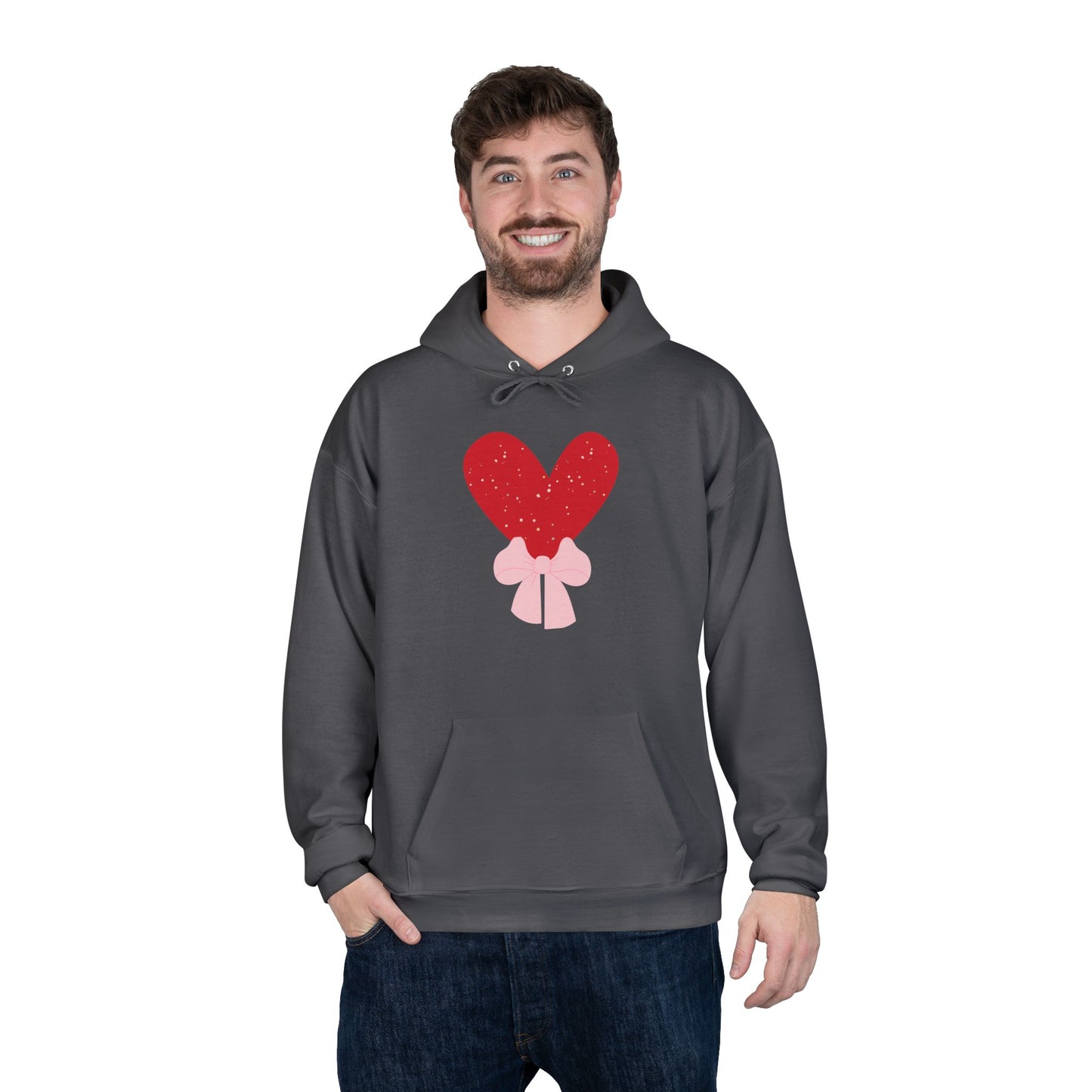 Valentines day heart Unisex EcoSmart® Pullover Hoodie Sweatshirt