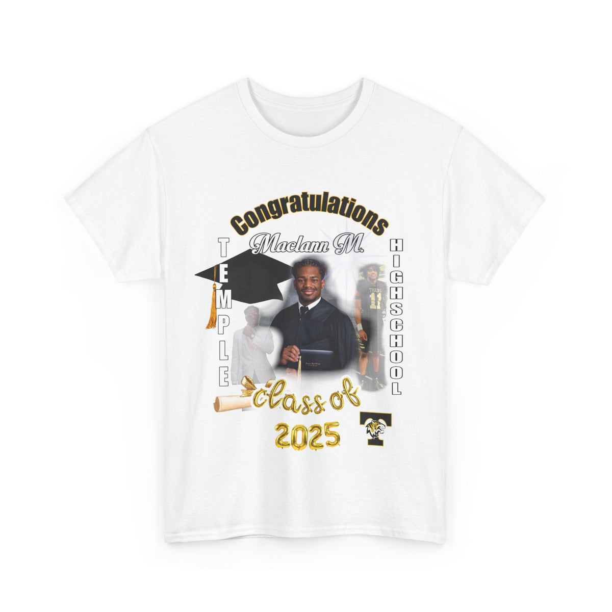 Graduation Celebration Tee - Class of 2025 Unisex Cotton Shirt