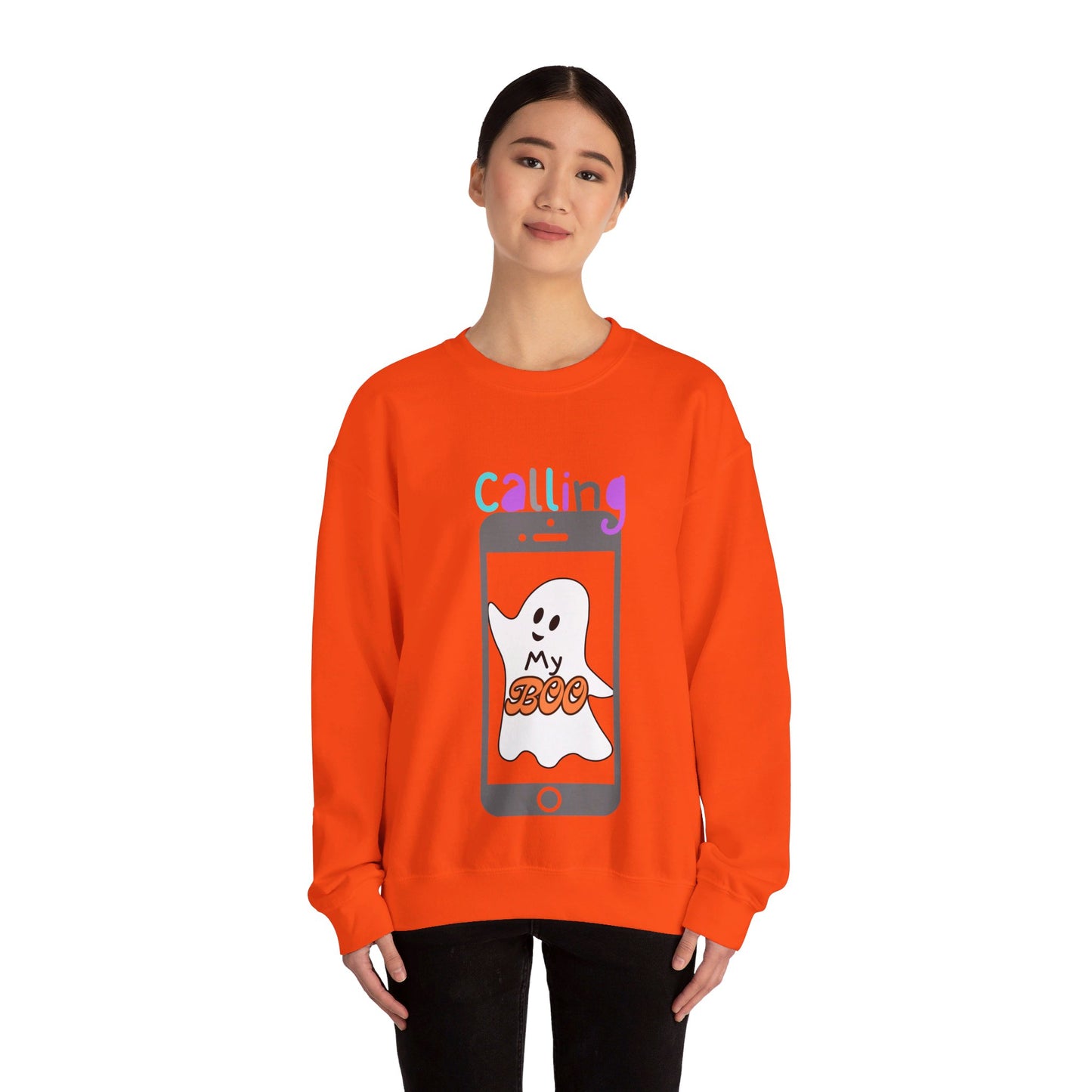 Calling my boo Unisex Heavy Blend™ Crewneck Sweatshirt