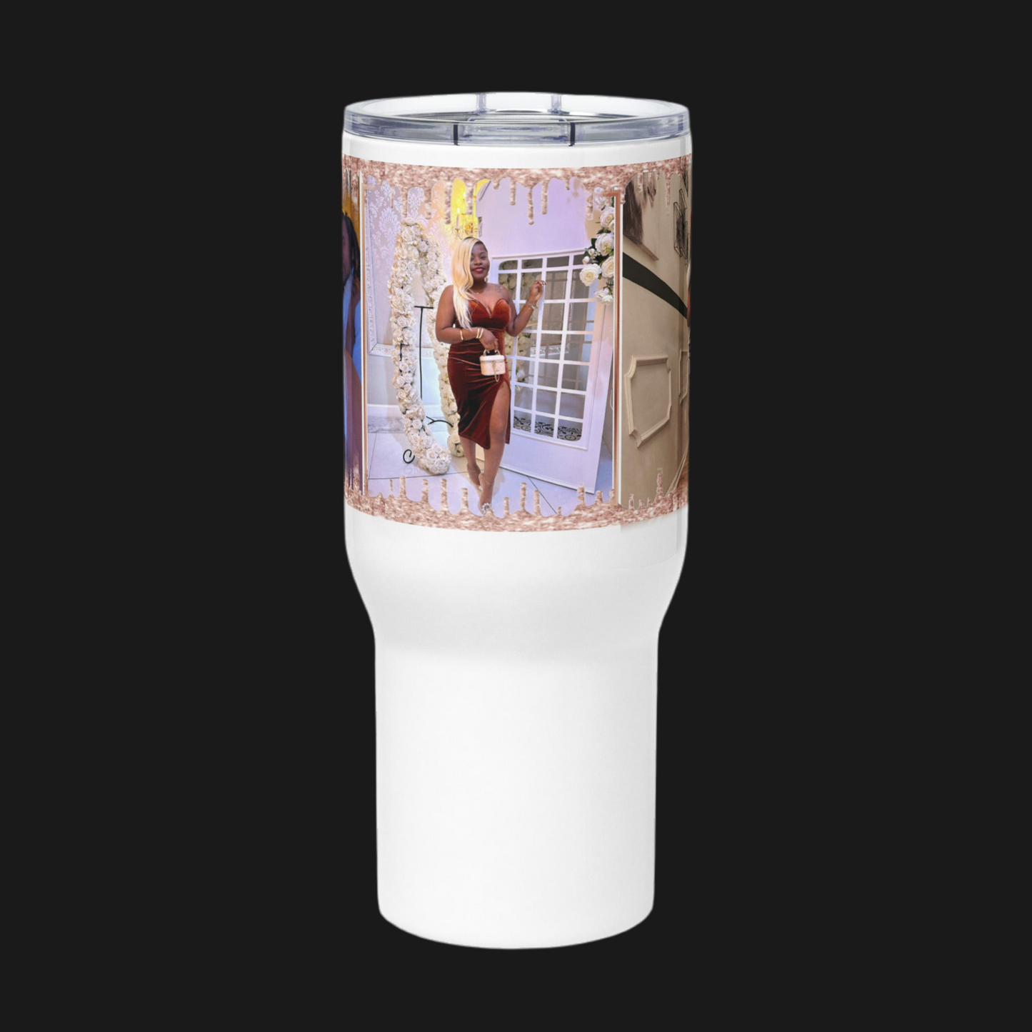 Marie S. Travel mug with a handle