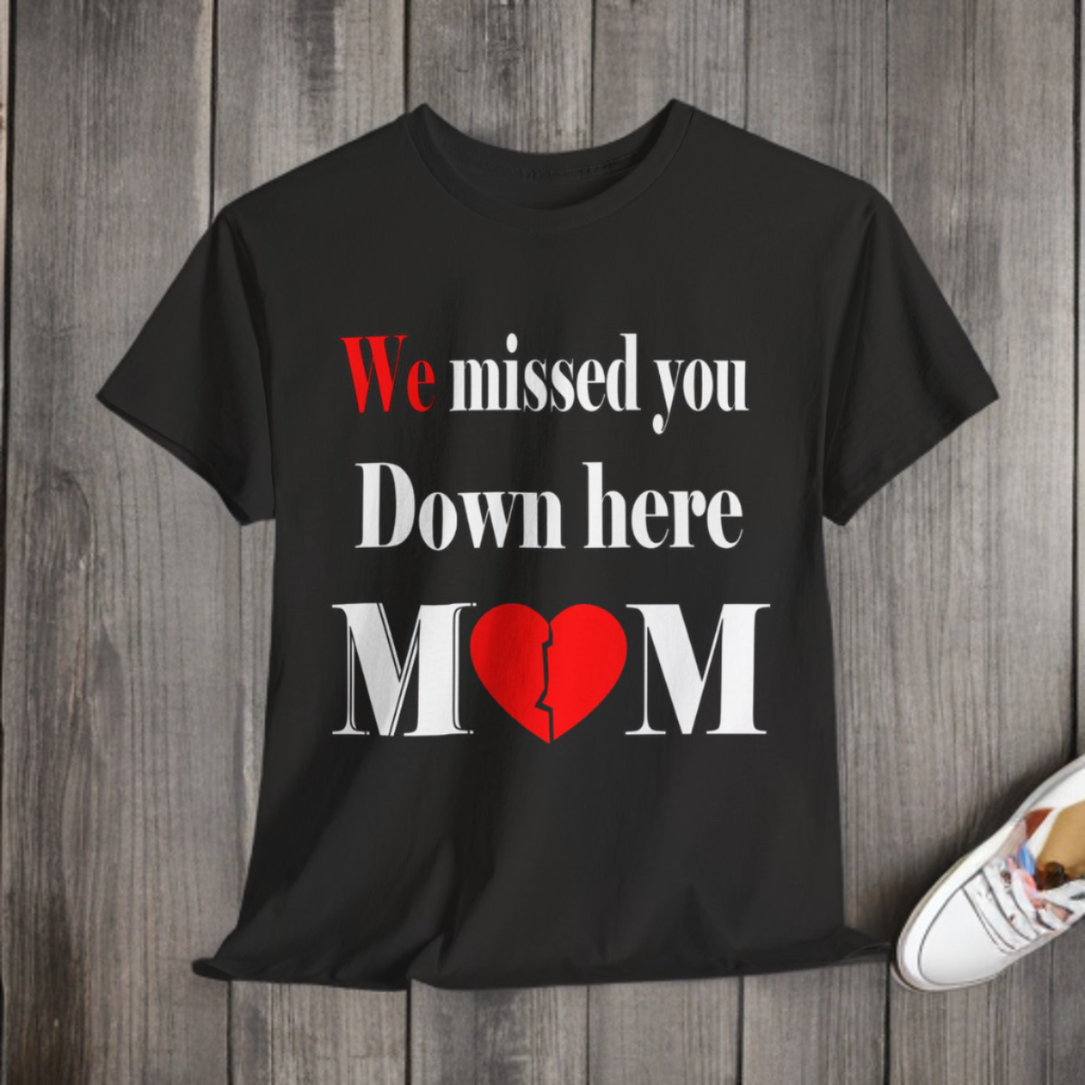 We Missed you mom Unisex Heavy Cotton Tee