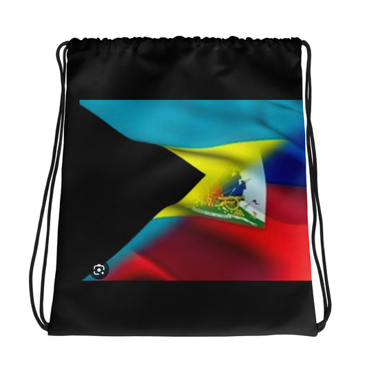 Haitian Bahamian Drawstring bag