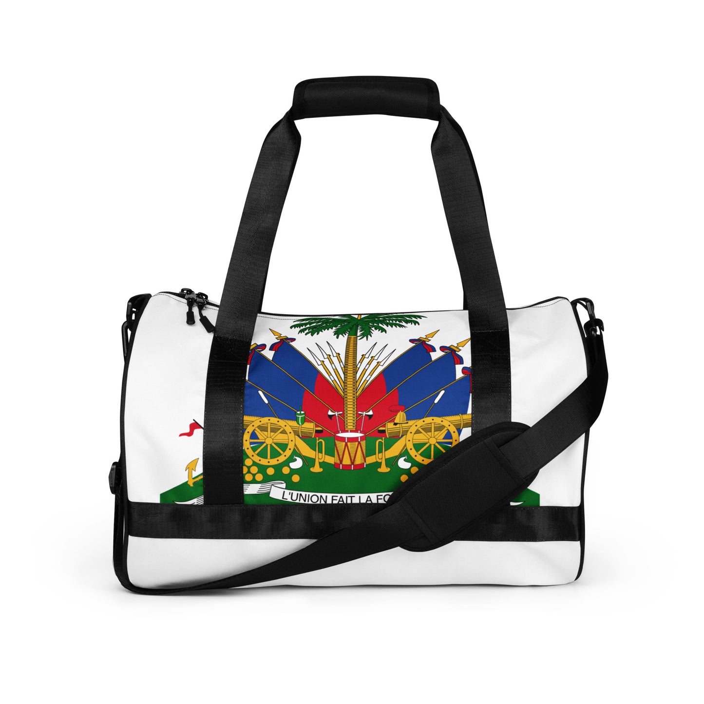 Haitian All-over print gym bag