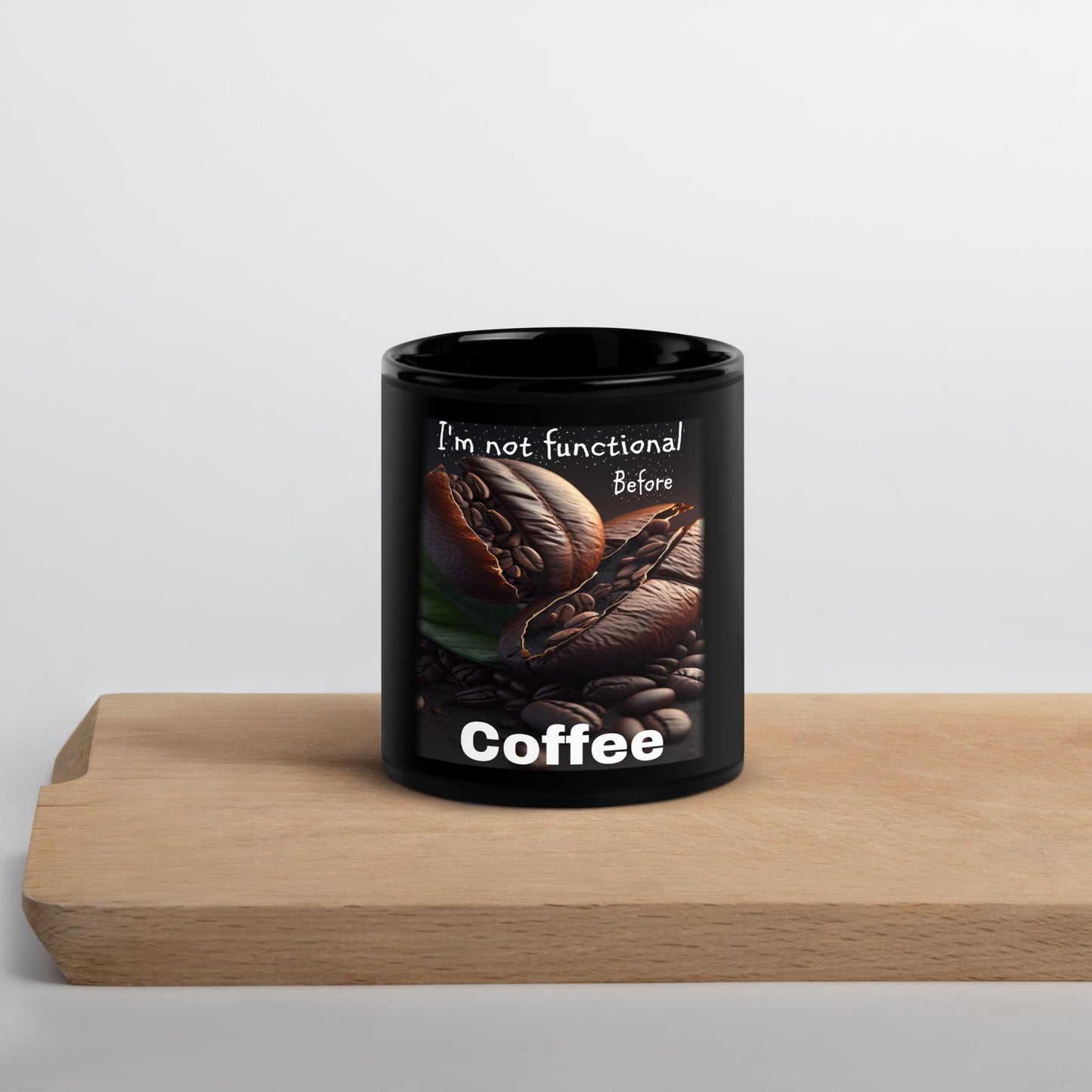 Coffee Black Glossy Mug