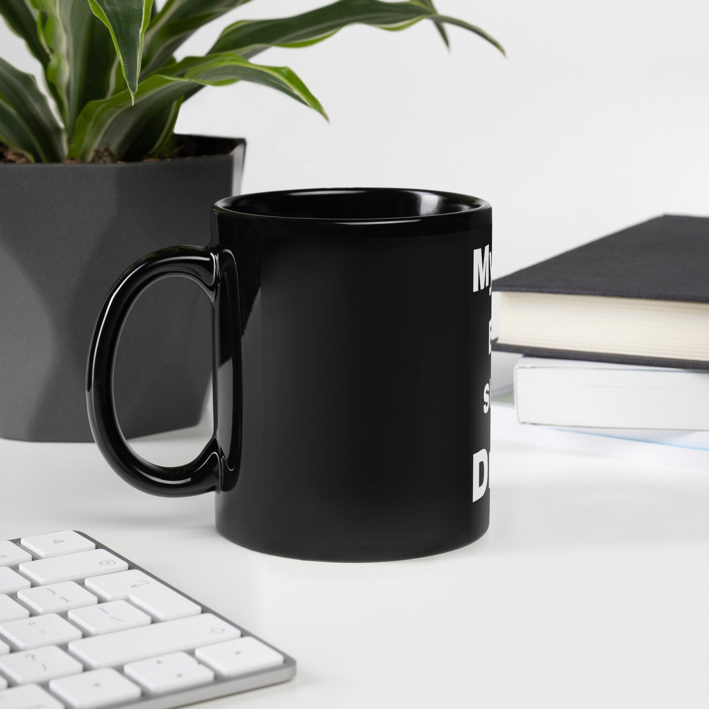 Eat sleep Black Glossy Mug