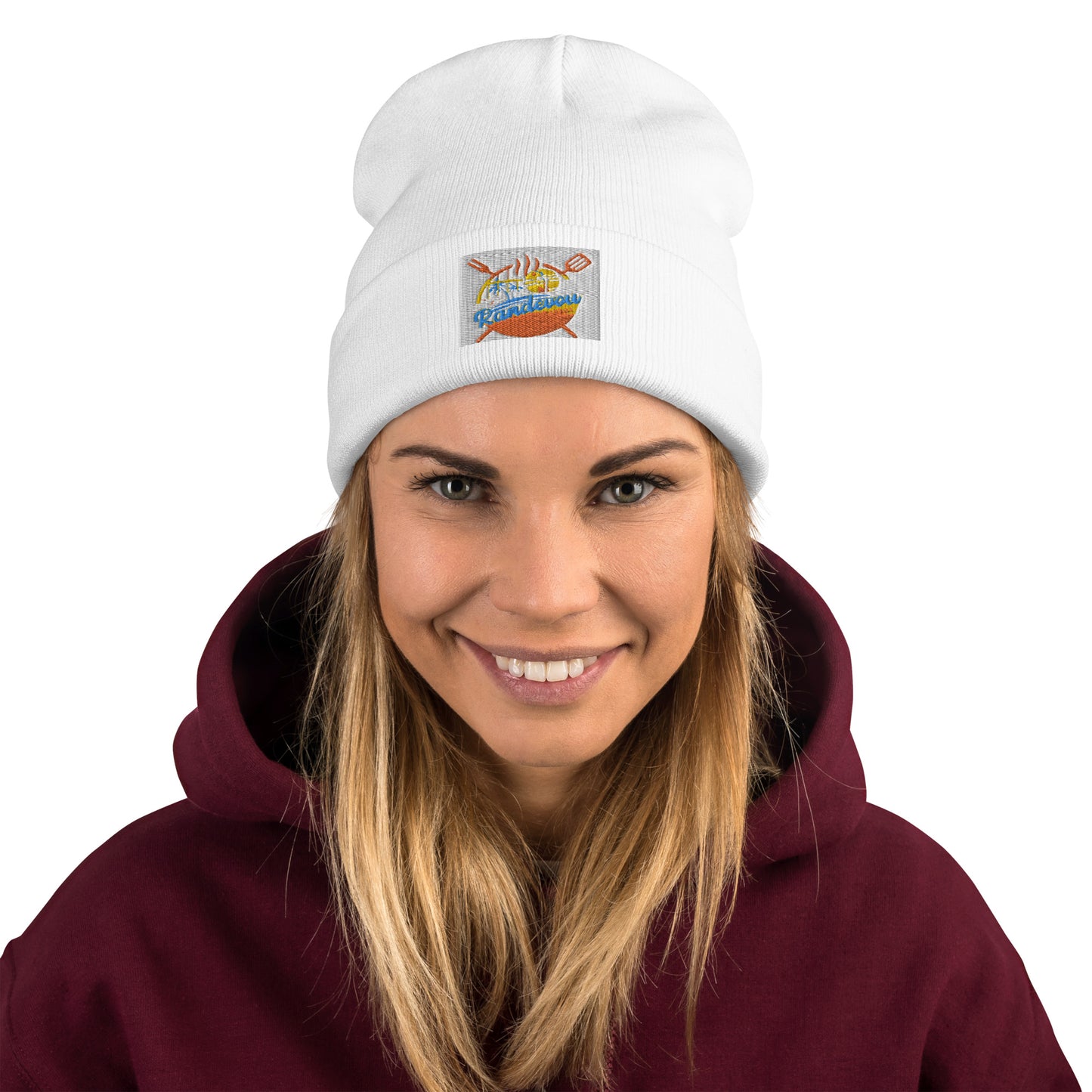 Randevous Embroidered Beanie