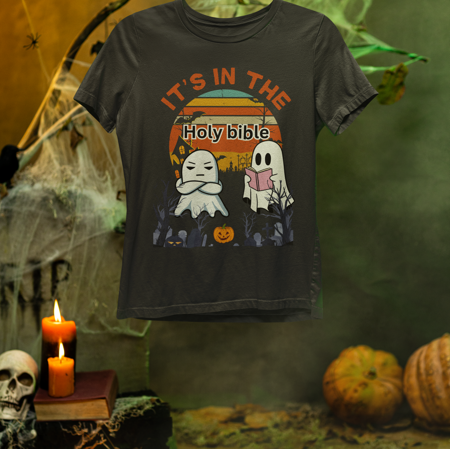 An Halloween shirt for a none spiritual friend