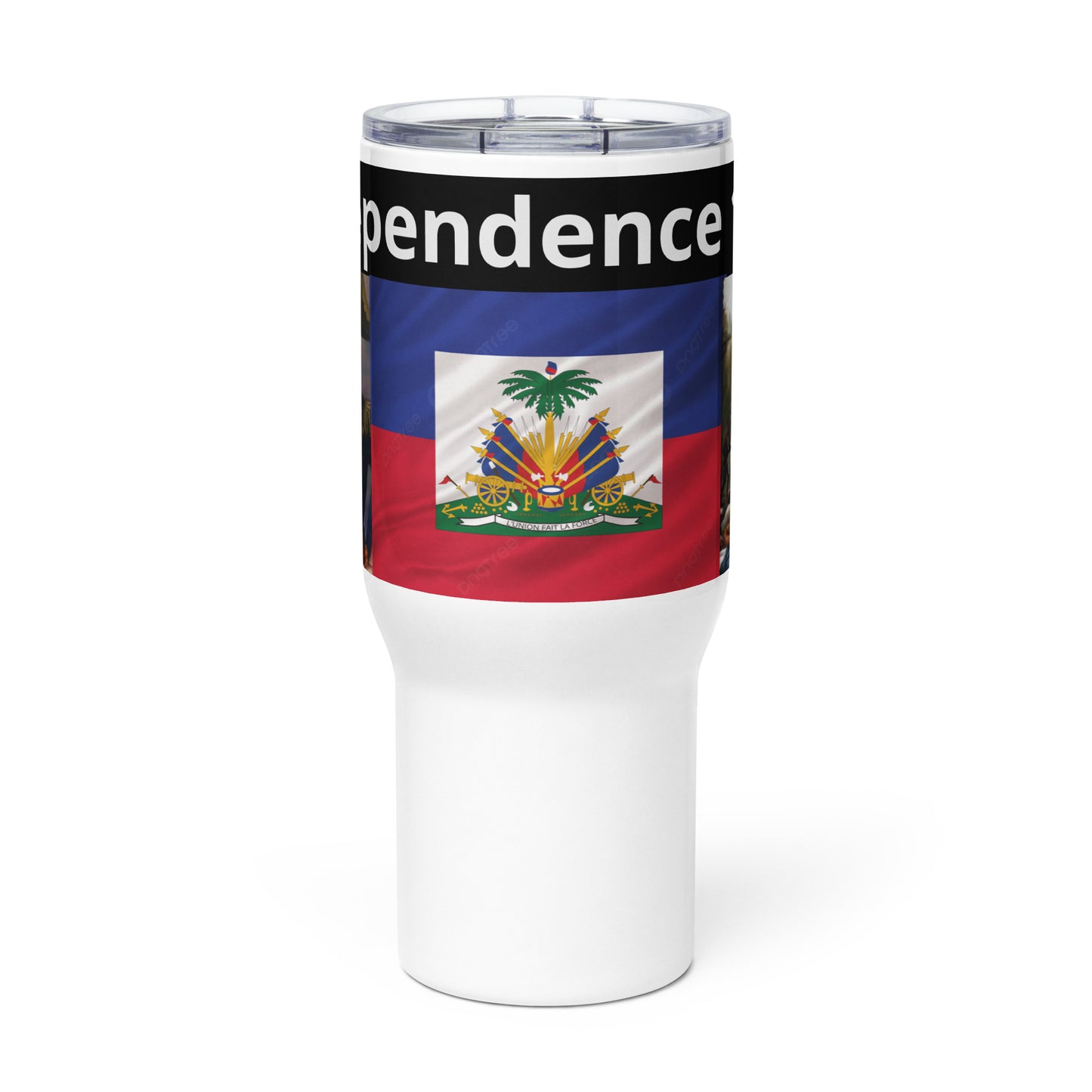 Haiti inde Travel mug with a handle