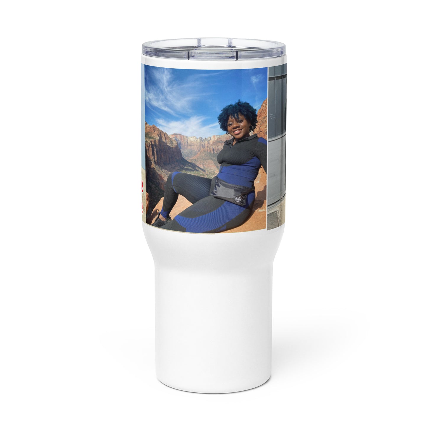 Jessica Travel mug with a handle