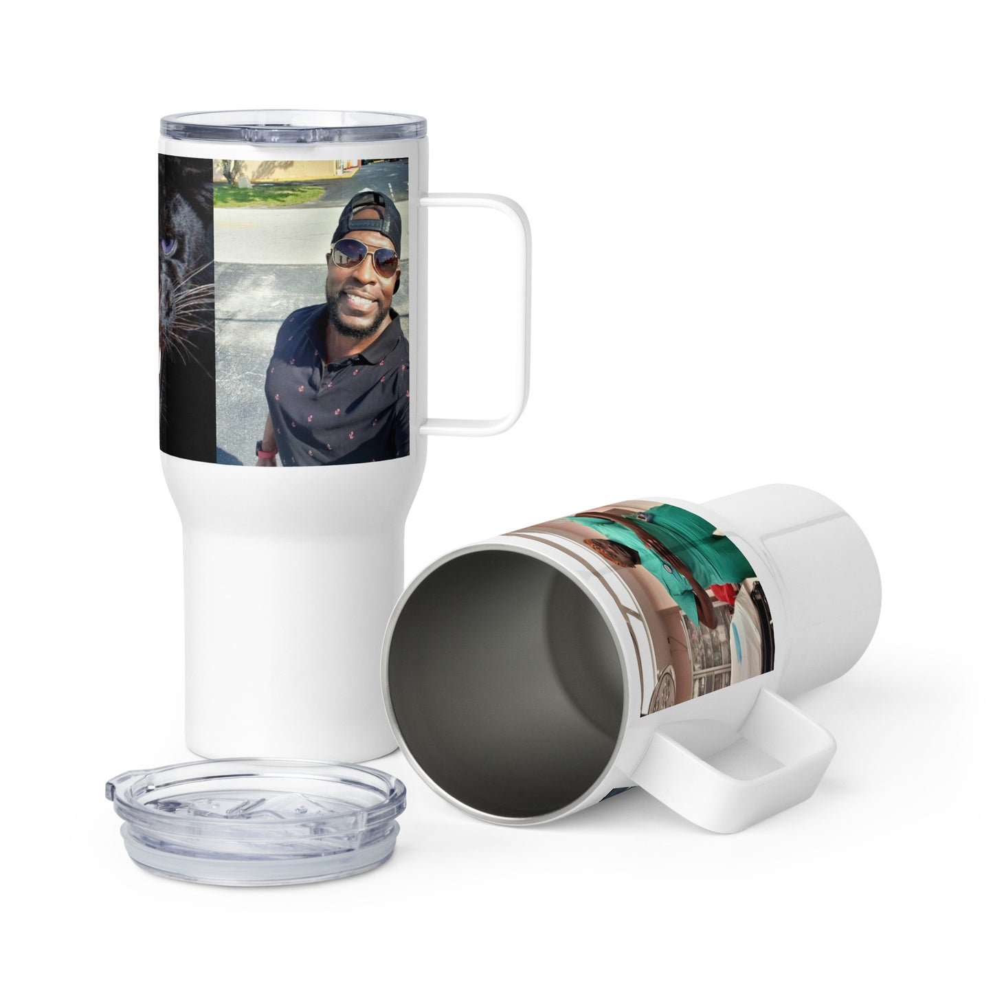 Mathew Travel mug with a handle