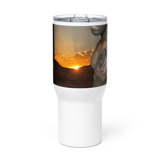 Moreeza 2 Travel mug with a handle