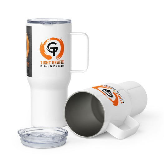 Tightgrafix Travel mug with a handle