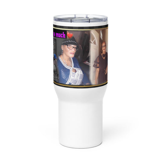 Le beau Travel mug with a handle