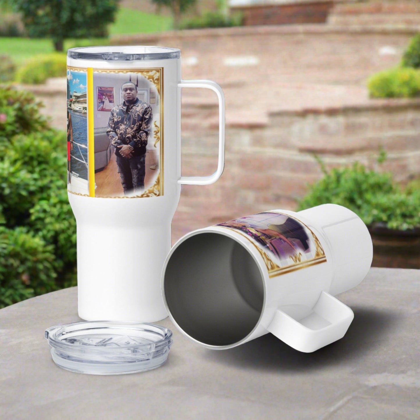 Nick Travel mug with a handle