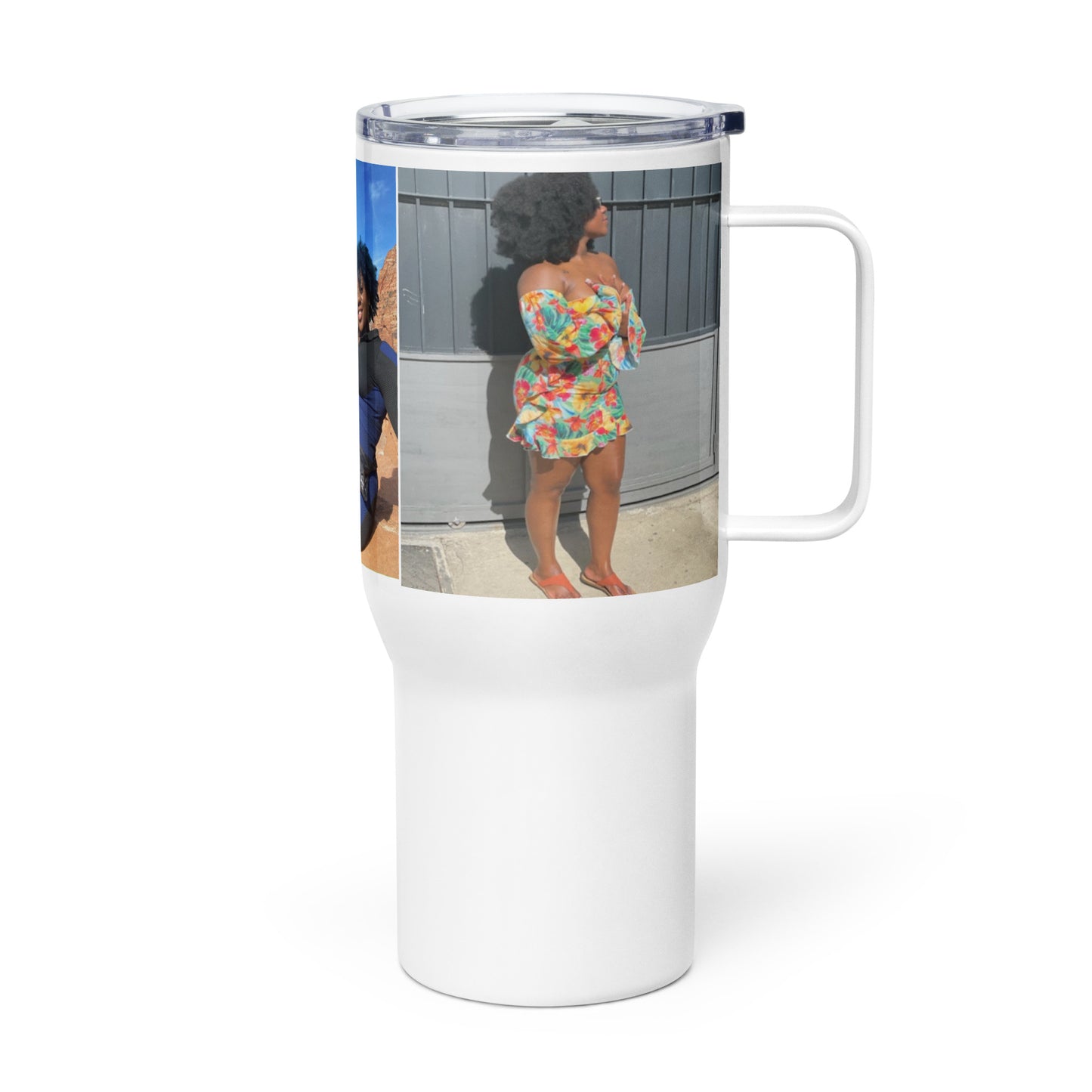 Jessica Travel mug with a handle