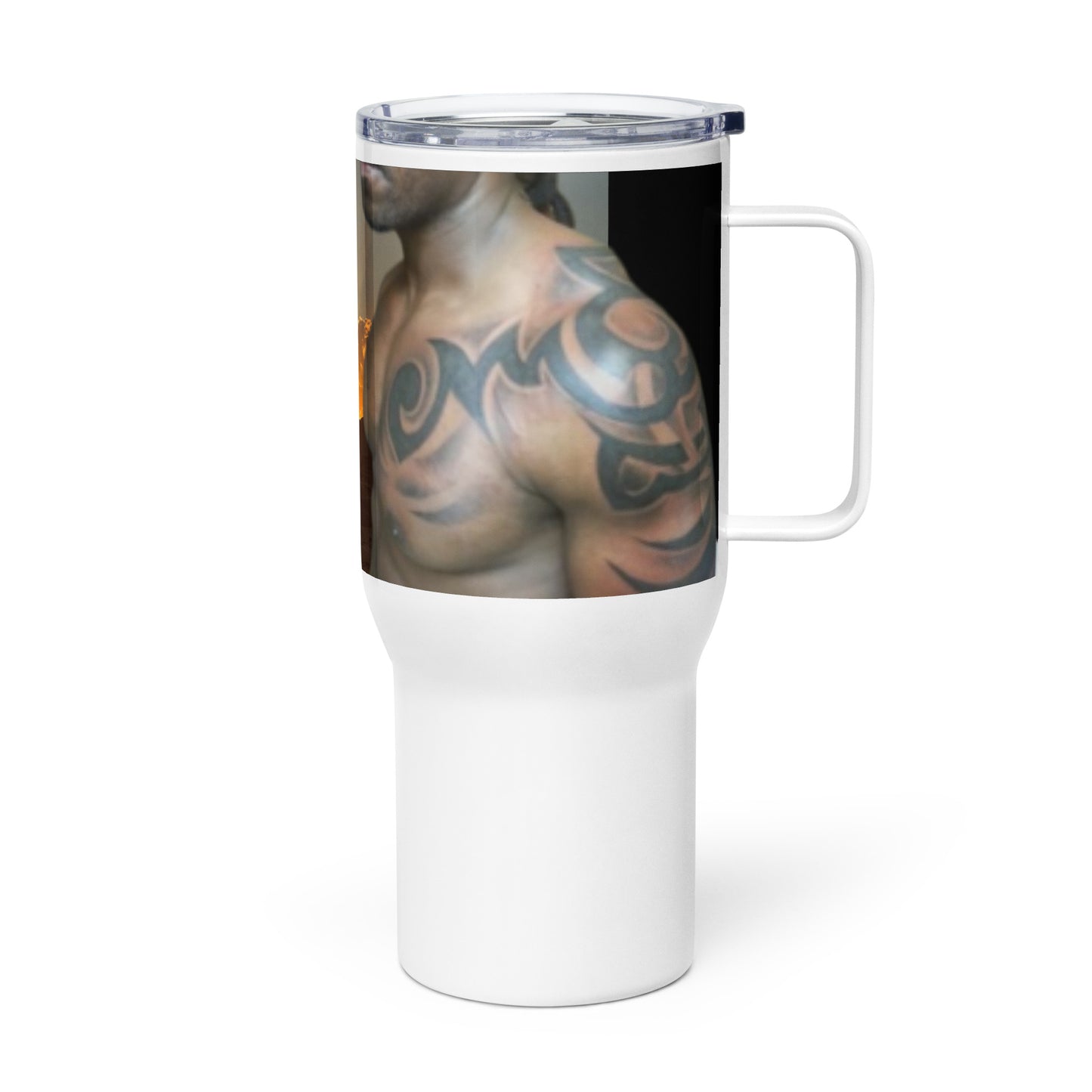 Moreeza 2 Travel mug with a handle