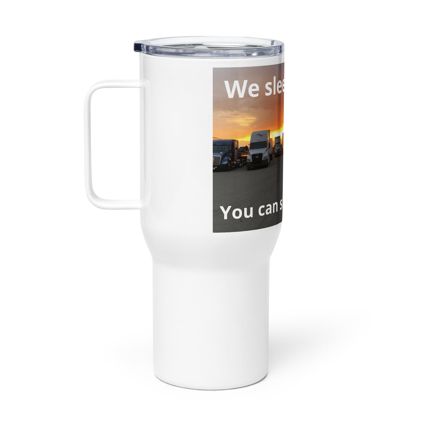 Truck drivers Travel mug with a handle