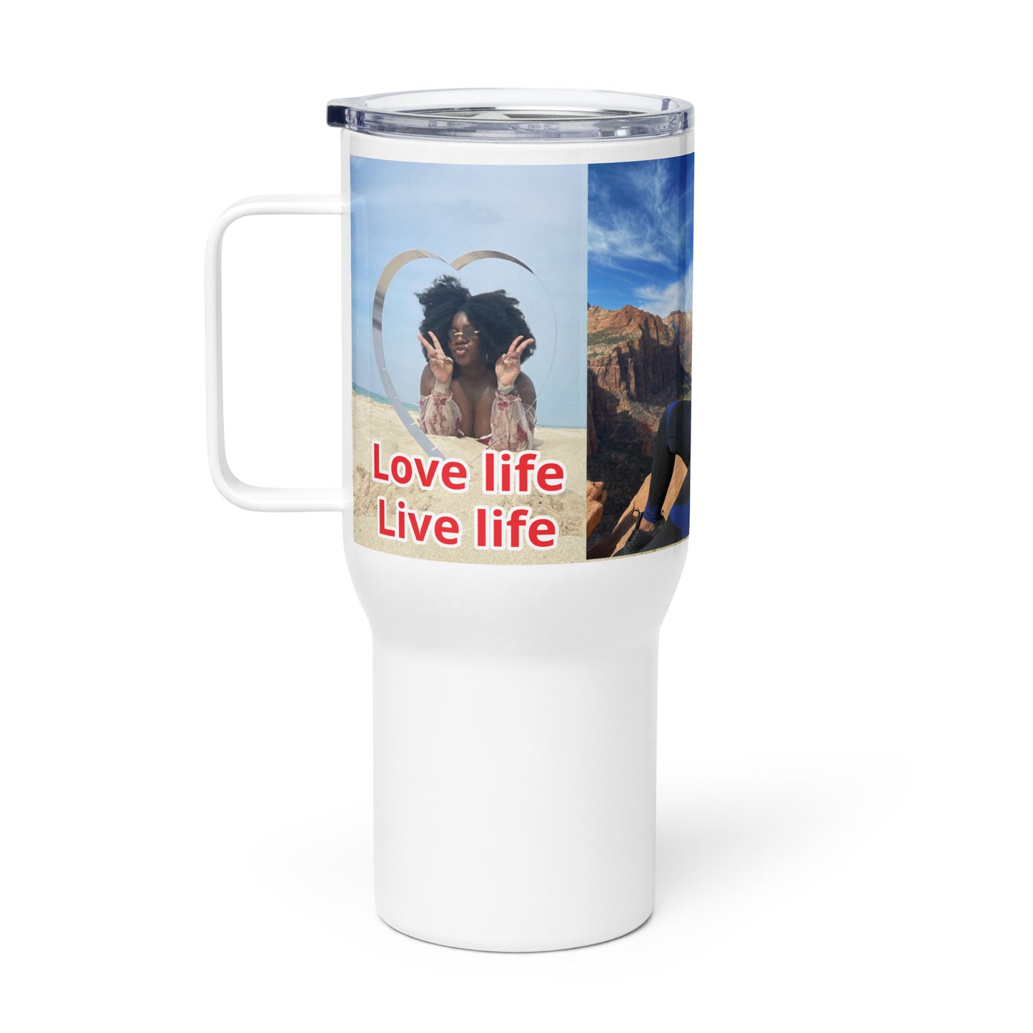 Jessica Travel mug with a handle