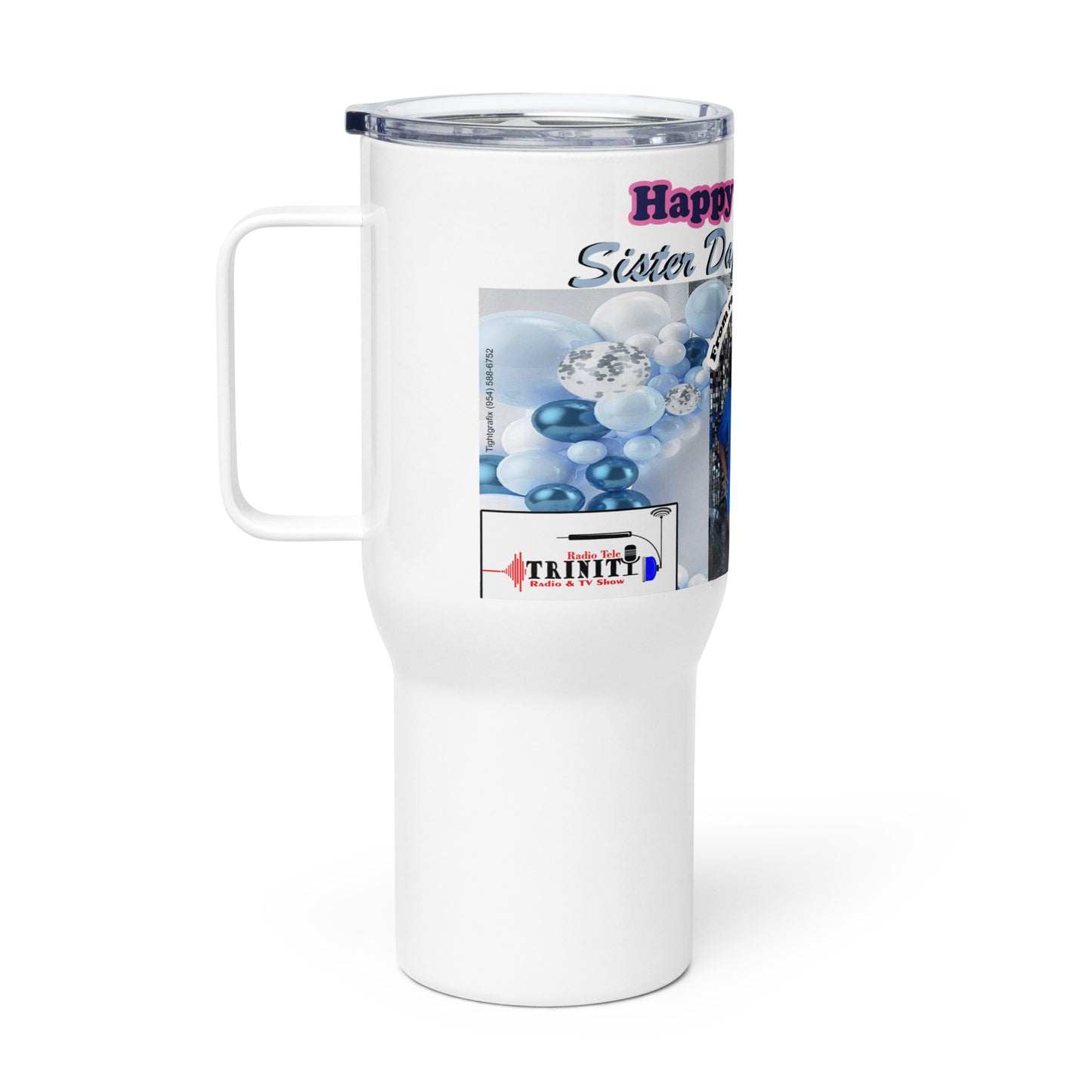 Daphnee Travel mug with a handle